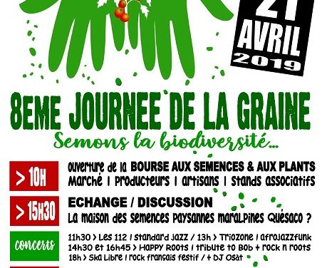 8ème Fête de la Graine dimanche 21 avril 2019