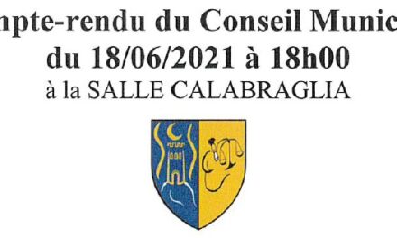 CR Conseil Municipal 18/06/2021