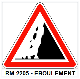 RM 2205 – ÉBOULEMENT